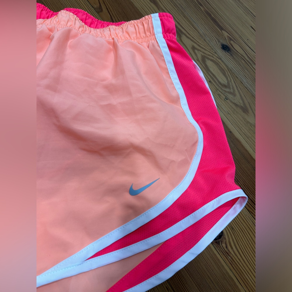 Nike Pink and Peach Athletic Shorts